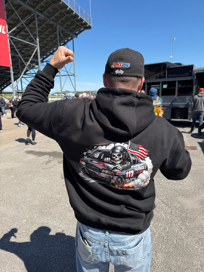 R3 black HEAVY hoodie!